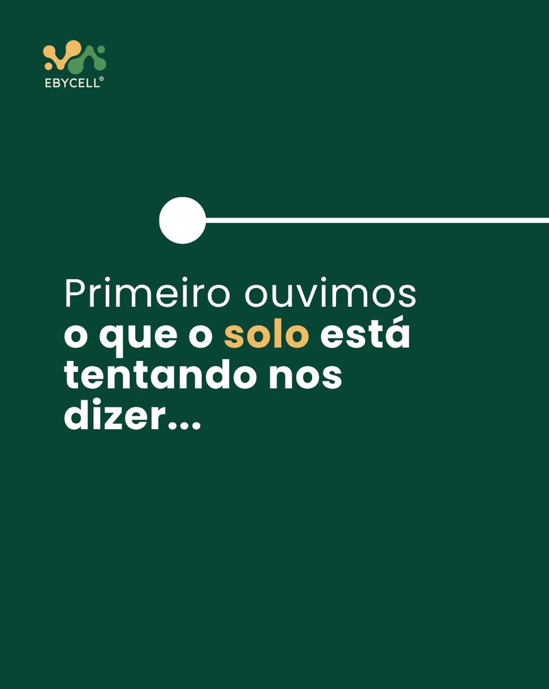 Registro da rotina de campo da equipe EBYCELL